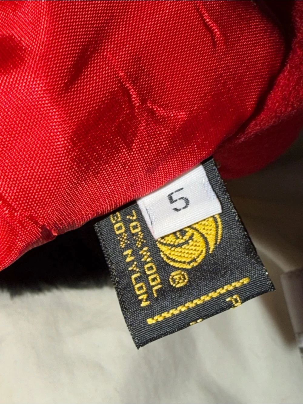 Vtg Rothschild wool coat and hat & muff size 5
